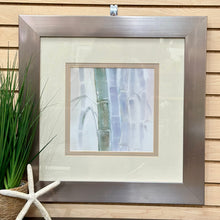 Load image into Gallery viewer, Silver Framed Bamboo Art
