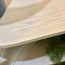 Load image into Gallery viewer, Whitewash Oval Console
