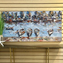 Load image into Gallery viewer, Canoe Canvas Art
