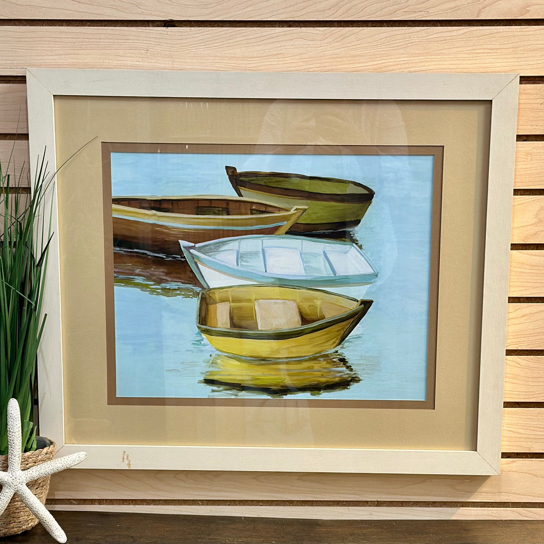 Canoes IV Framed Art