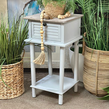 Load image into Gallery viewer, Grey 1DRW Shutter Side Table
