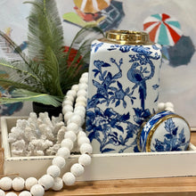 Load image into Gallery viewer, Blue/White Chinoiserie Jar
