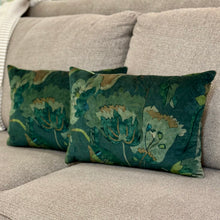 Load image into Gallery viewer, Kravet Velvet Botanical Lumbar

