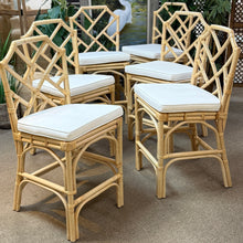 Load image into Gallery viewer, Rattan Chippendale Counter Stool
