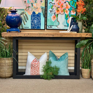 Rustic Wood/Metal Console
