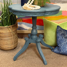 Load image into Gallery viewer, Blue Pedestal Table
