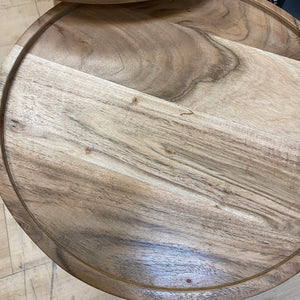 SM Modern Wood Side Table