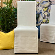 Load image into Gallery viewer, White Slipcovered Dining Chair
