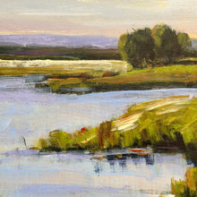 Load image into Gallery viewer, Winding Marsh Hand Painted Art
