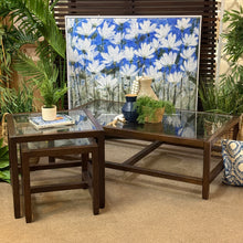 Load image into Gallery viewer, Glass Top Nesting Tables
