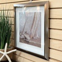 Load image into Gallery viewer, Silver Framed Sailboat Art I
