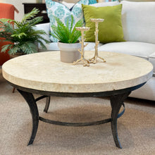 Load image into Gallery viewer, Travertine Coffee Table
