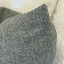 Load image into Gallery viewer, PB Olive Green 'Belgian Linen' Down Pillow
