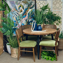Load image into Gallery viewer, Warm Wood Round Dining Table
