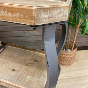 Wood & Metal Console