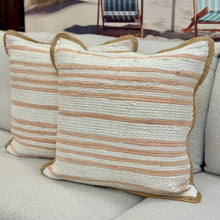 Load image into Gallery viewer, Blush Stripe Pillow
