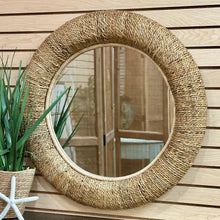Load image into Gallery viewer, Woven Banana Leaf Mirror
