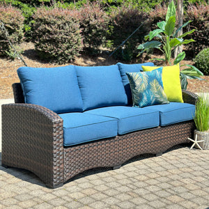 Outdoor Resin Wicker Sofa