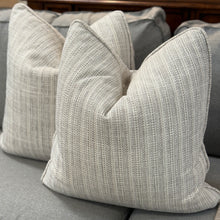 Load image into Gallery viewer, Grey/White Down Pillow
