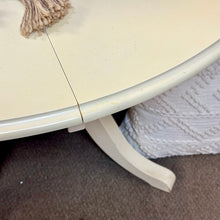 Load image into Gallery viewer, Antique White Pedestal Dining Table
