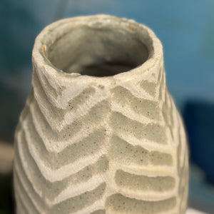 Med Sage Fern Vase