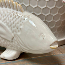 Load image into Gallery viewer, Ivory Ceramic Fish
