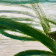 Load image into Gallery viewer, Green Circles Abstract II Art
