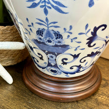 Load image into Gallery viewer, Blue &amp; White Wildwood Lamp

