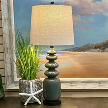 Load image into Gallery viewer, Slate Gray Ceramic Lamp
