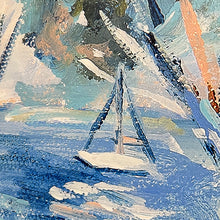 Load image into Gallery viewer, &#39;Boats &amp; Trees I&#39; Giclee
