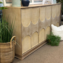 Load image into Gallery viewer, 3DR Taupe &amp; Cane Cabinet
