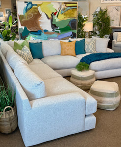 3PC Modern White Sectional