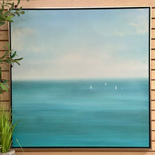 Load image into Gallery viewer, Sailing Turquoise Waters Framed Art

