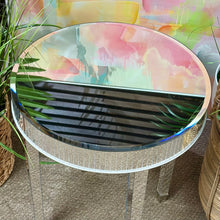 Load image into Gallery viewer, Mirrored Side Table
