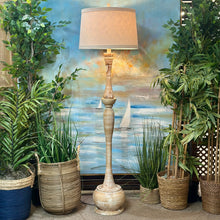 Load image into Gallery viewer, White Washed Floor Lamp
