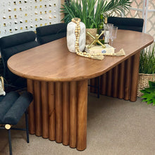 Load image into Gallery viewer, Modern Oval Wood Dining Table
