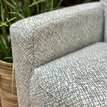Load image into Gallery viewer, Blue &amp; Ivory Geometric Swivel Glider

