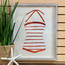 Load image into Gallery viewer, Red Bathing Suit Art
