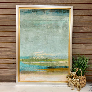 Green & Aqua Landscape Giclee II