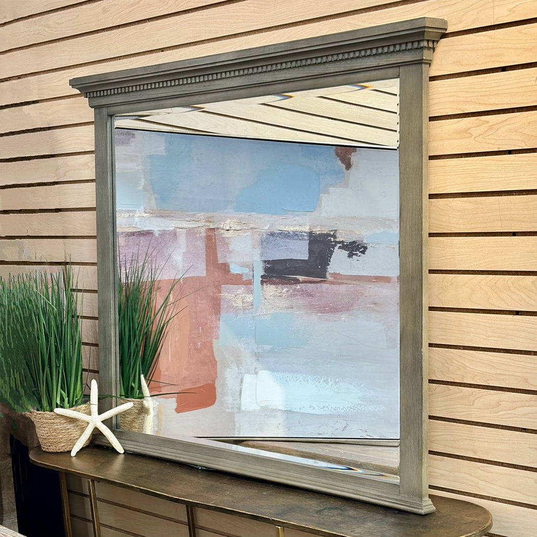 Grey Dresser Mirror