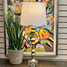 Load image into Gallery viewer, Gold/Acrylic Lamp
