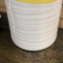 Load image into Gallery viewer, Yellow/White Vase
