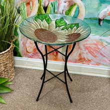 Load image into Gallery viewer, Sunflower Bird Bath
