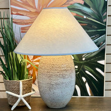 Load image into Gallery viewer, Grey Textured Ceramic Lamp
