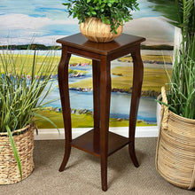 Load image into Gallery viewer, SM Dark Wood Side Table
