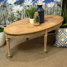 Load image into Gallery viewer, Oval Wooden Coffee Table
