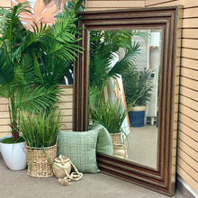 Load image into Gallery viewer, Basset Wood/Brass Mirror
