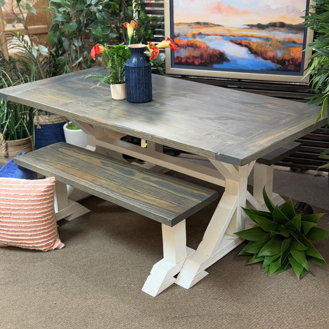 3PC Farmhouse Dining Set