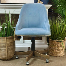 Load image into Gallery viewer, Blue Desk Chair
