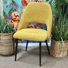 Load image into Gallery viewer, Modern Mustard Dining Chair
